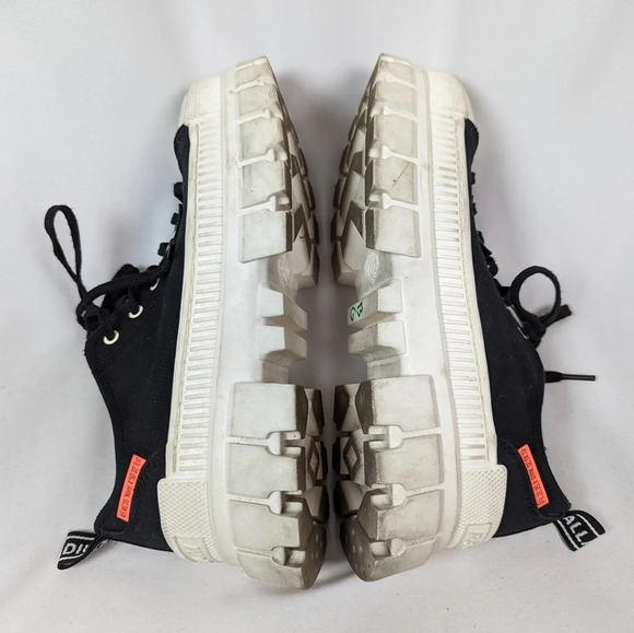 Palladium 10 Revolt Lo TX Platform Lug Sole chunky Platform Sneakers Lace Shoes - Picture 11 of 16